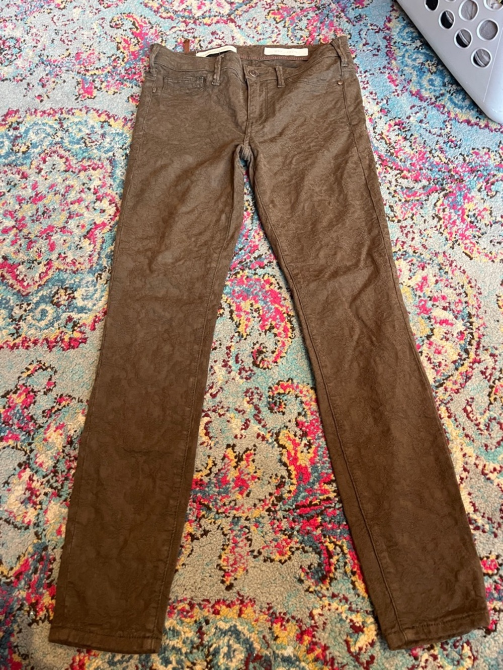 Pilcro Women's Skinny Jeans in Brown